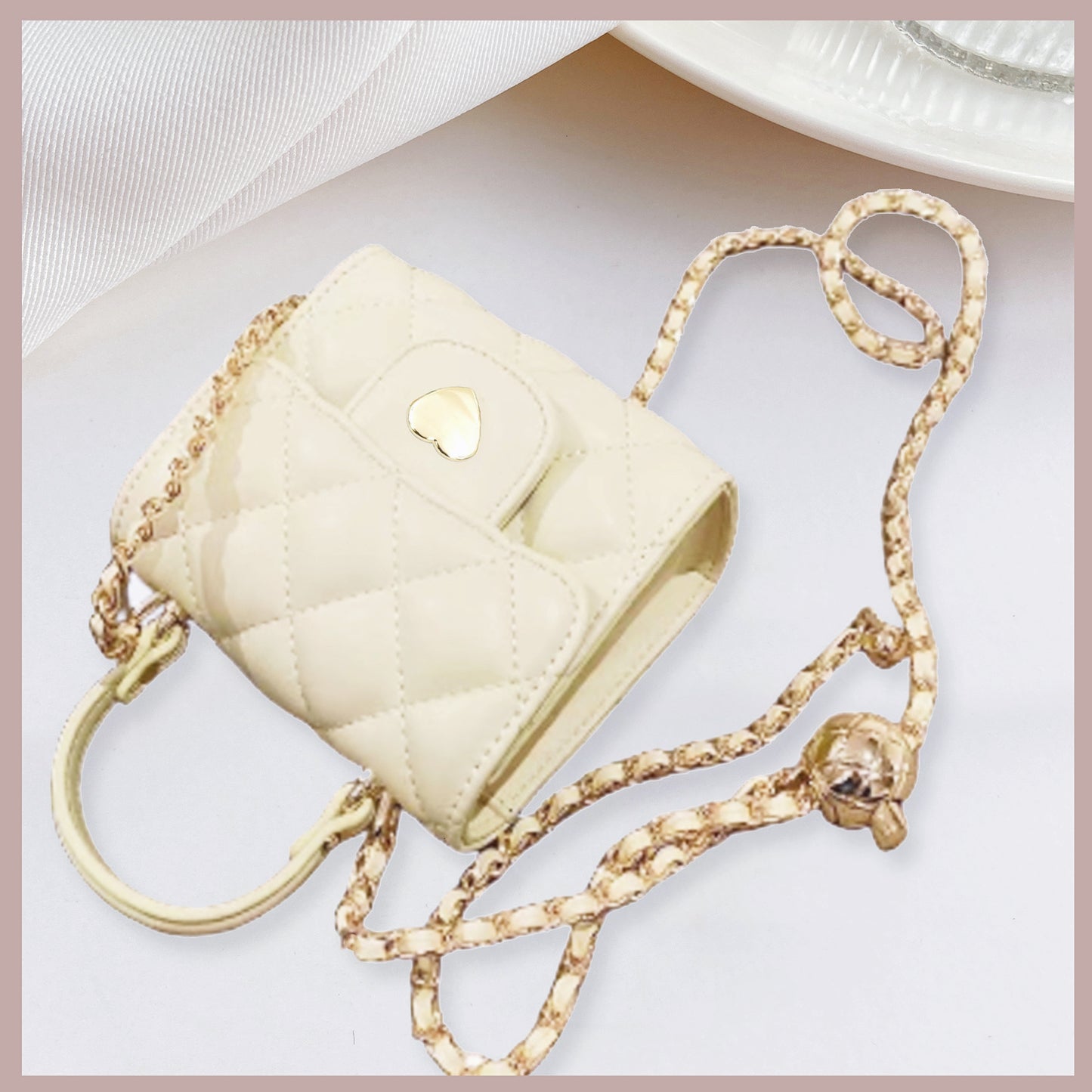 Small Crossbody Bags for Girls Women Purse Fashion Leather Top Handle Chain Strap Light Weight