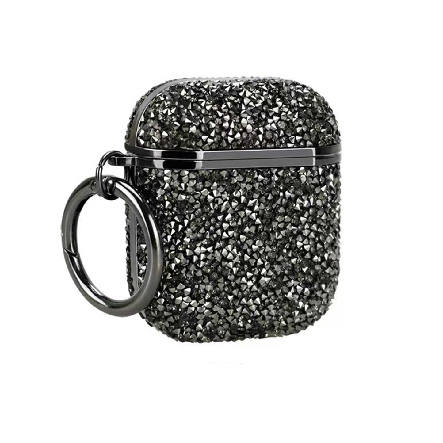Miitoomo for Apple AirPods Case Glitter Diamond and Ring Keychain