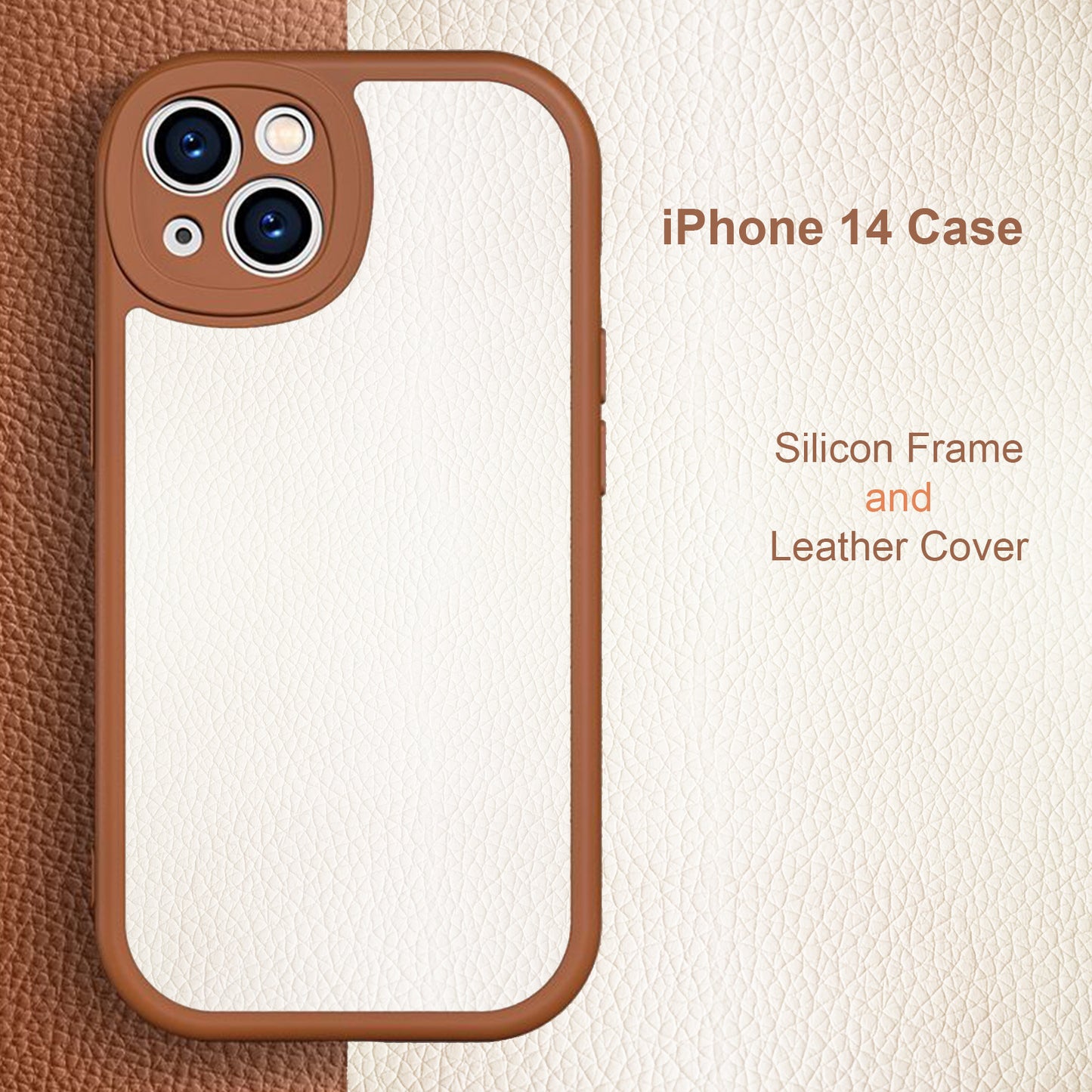 Miitoomo for iPhone 14 Case Elegant Slim Fit Leather Case